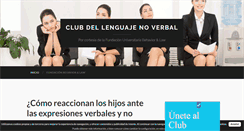 Desktop Screenshot of clublenguajenoverbal.com